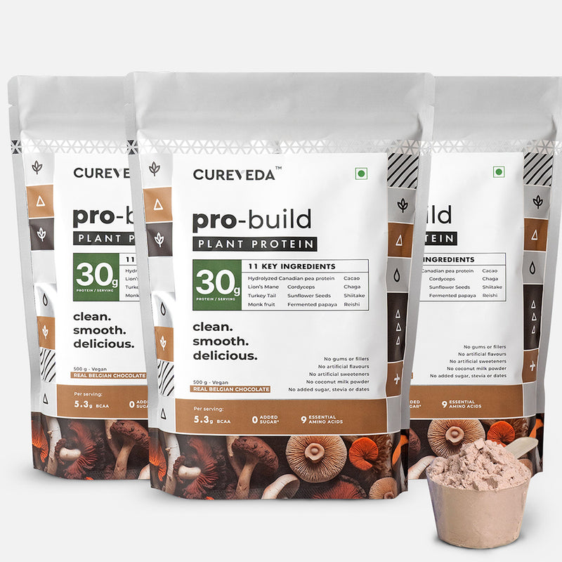 Pro-Build Plant Protein + 6 Mushroom Superpower