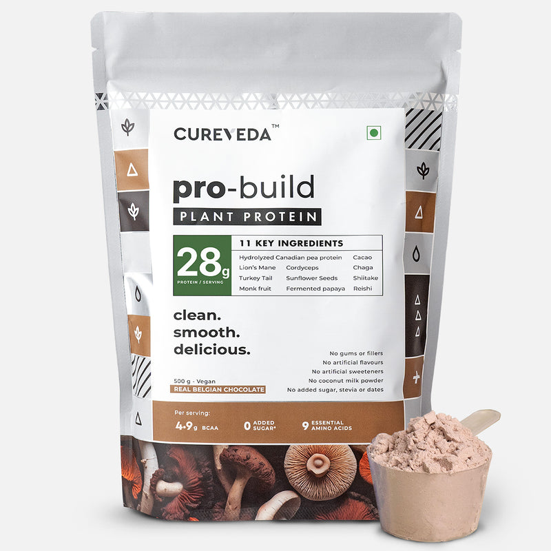 Pro-Build Plant Protein + 6 Mushroom Superpower