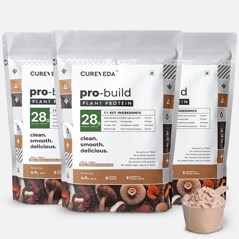 Pro-Build Plant Protein + 6 Mushroom Superpower