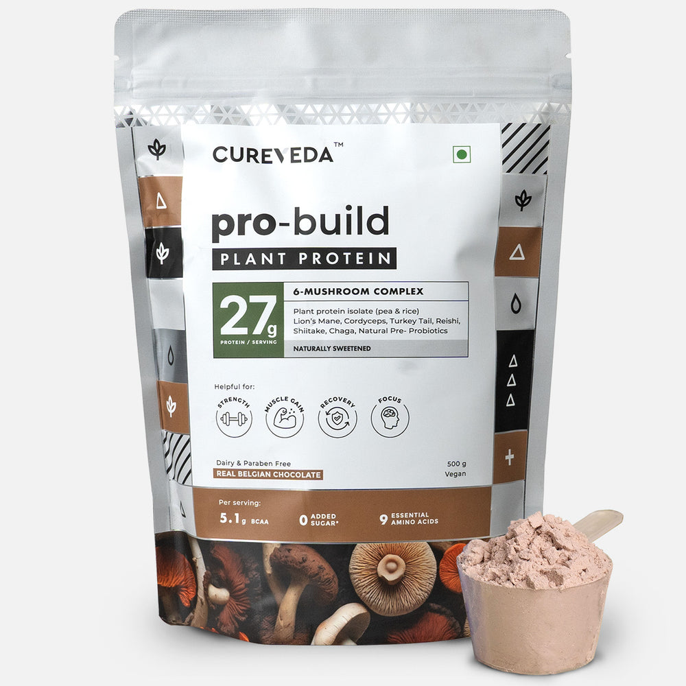 Buy Cureveda Pro Protein Supplements | Organic Plant Based Protein Powder