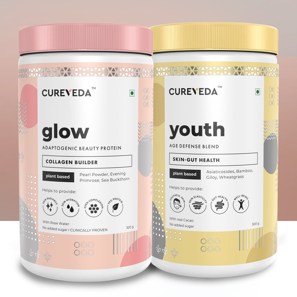 Cureveda Combo - GLOW & YOUTH: Complete Skin Nutrition