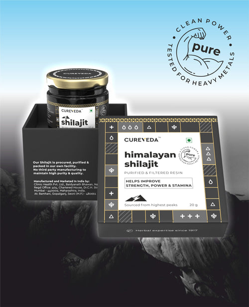 Cureveda Himalayan Shilajit Resin - Boost Immunity & Strength | Cureveda