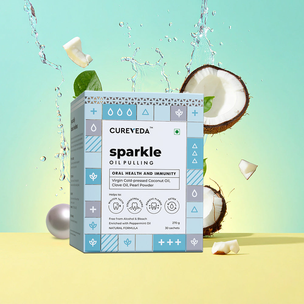 Cureveda Sparkle : Oil Pulling with Coconut Oil