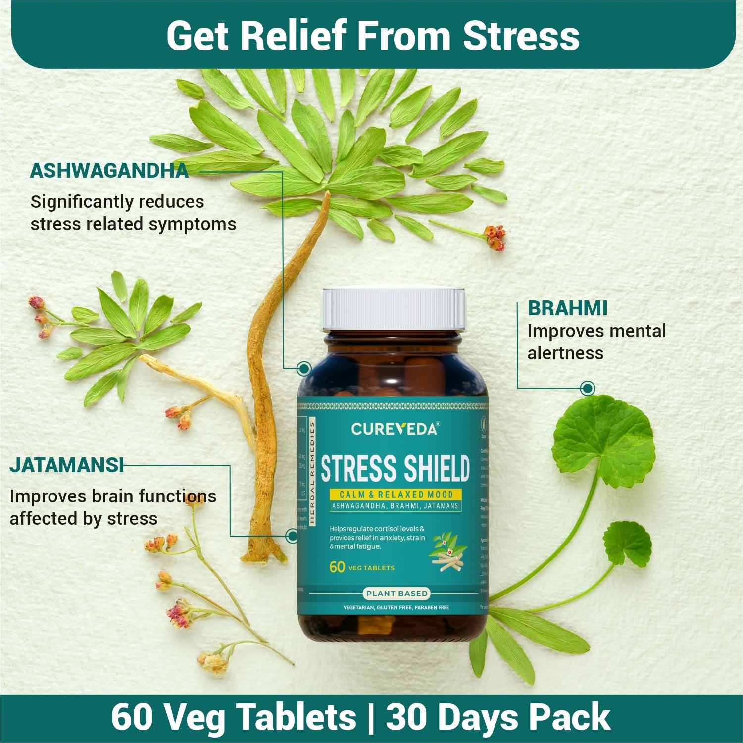 Cureveda Stress Shield
