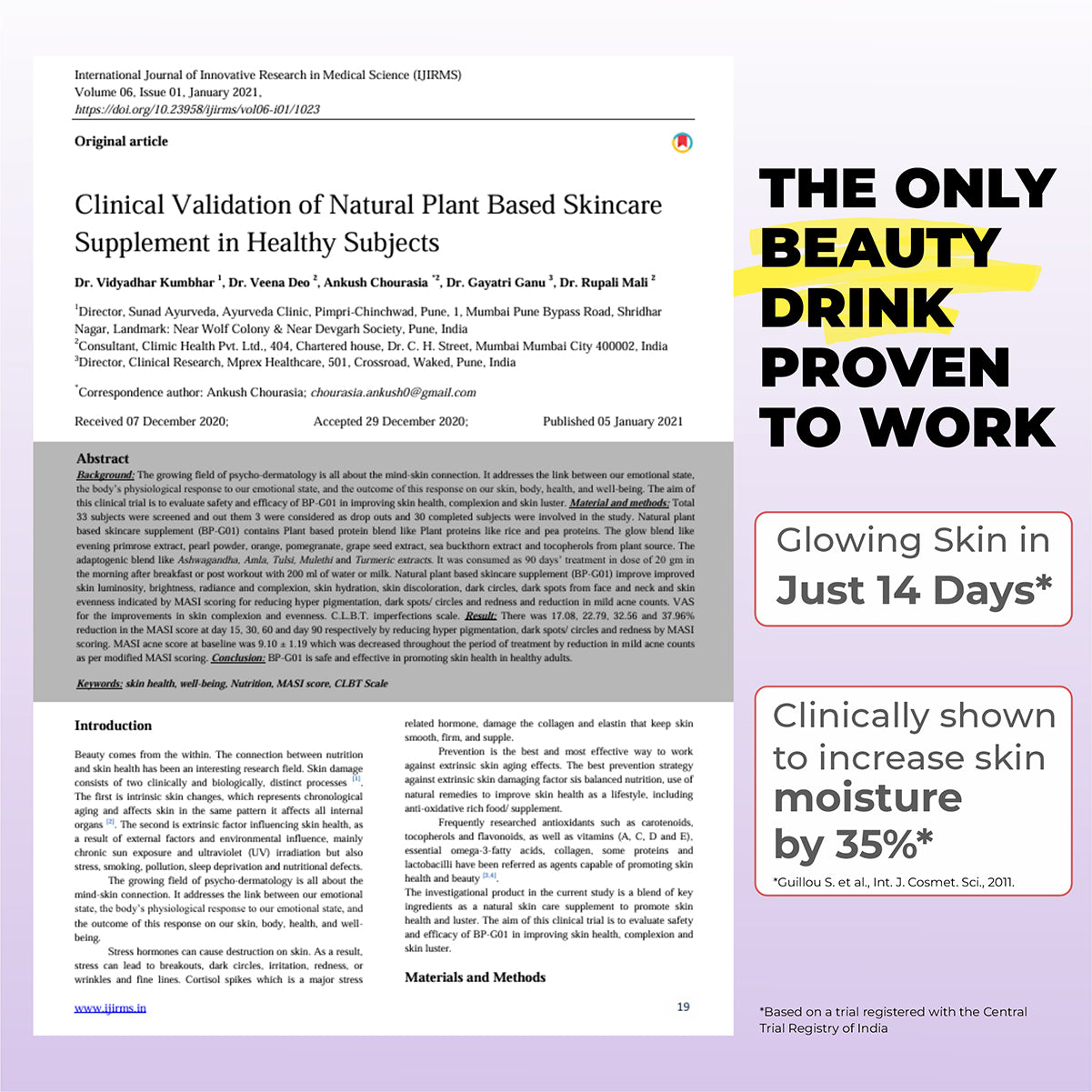 Cureveda GLOW - 360° Beauty Nutrition